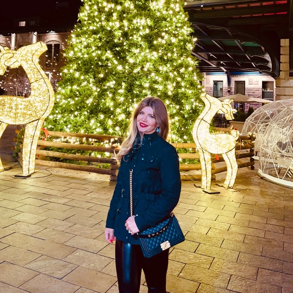 CHANEL QUILTED CALFSKIN MEDIUM BOY LOGO TOP HANDLE FLAP BAG BLACK - Picture 12 of 12